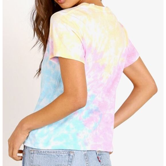 RE/DONE x Solid & Striped Venice Tie Dye Graphic Cotton Tee Womens Medium - Picture 8 of 8